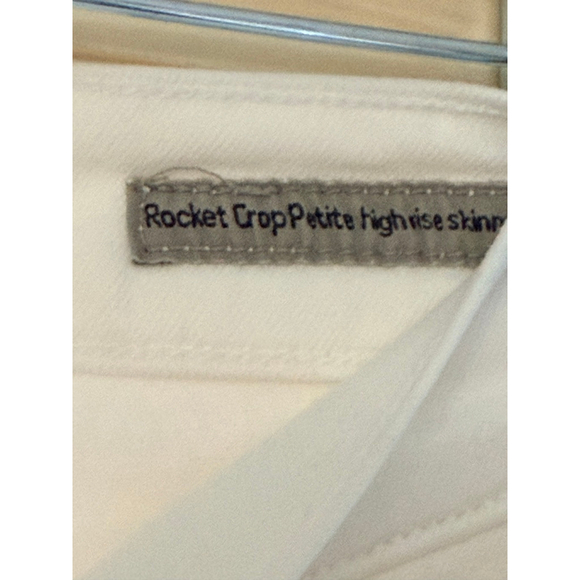 Citizens of Humanity Rocket Crop Petite High Rise Skinny Jeans White 26P NWT - Picture 3 of 7